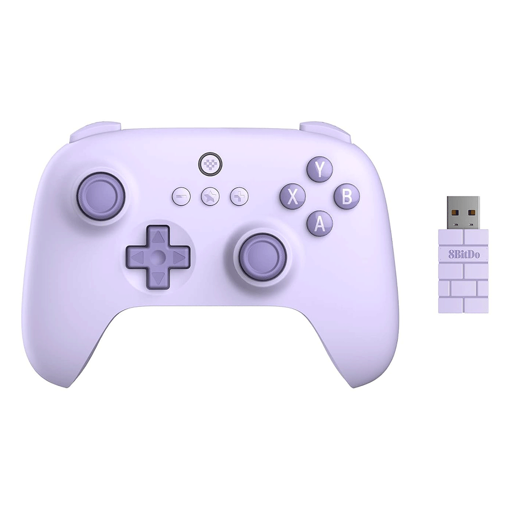 دسته بازی بی‌سیم 8BitDo Ultimate C 2.4G برای PC، Android و Steam Deck | بنفش — تصویر ۲