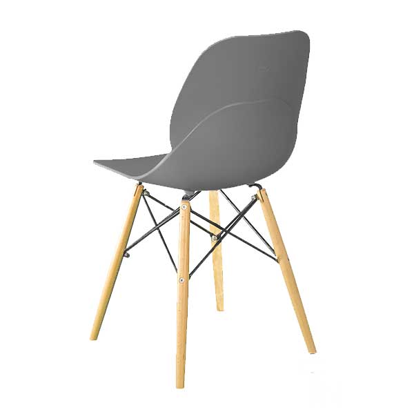 صندلی پلاستیکی کندو بنیزان مدل پایه چوبی K500 — تصویر ۳