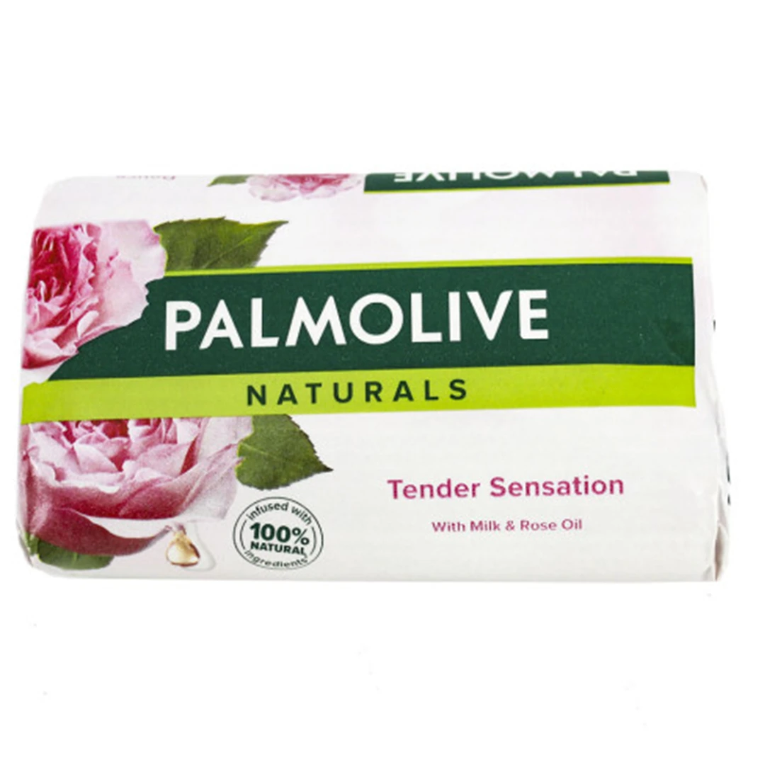 صابون حمام PALMOLIV با عصاره شیر و گل رز بسته 4 تایی 90 گرمی