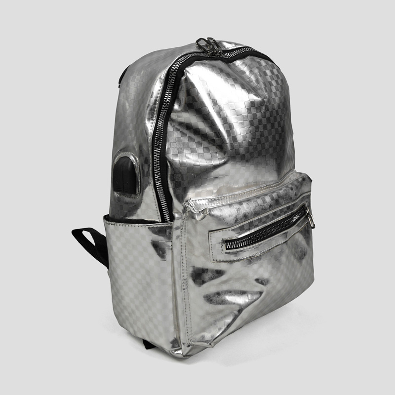 کوله پشتی کلاه دار مدل Plaid کد Frz-564d8 — تصویر ۵