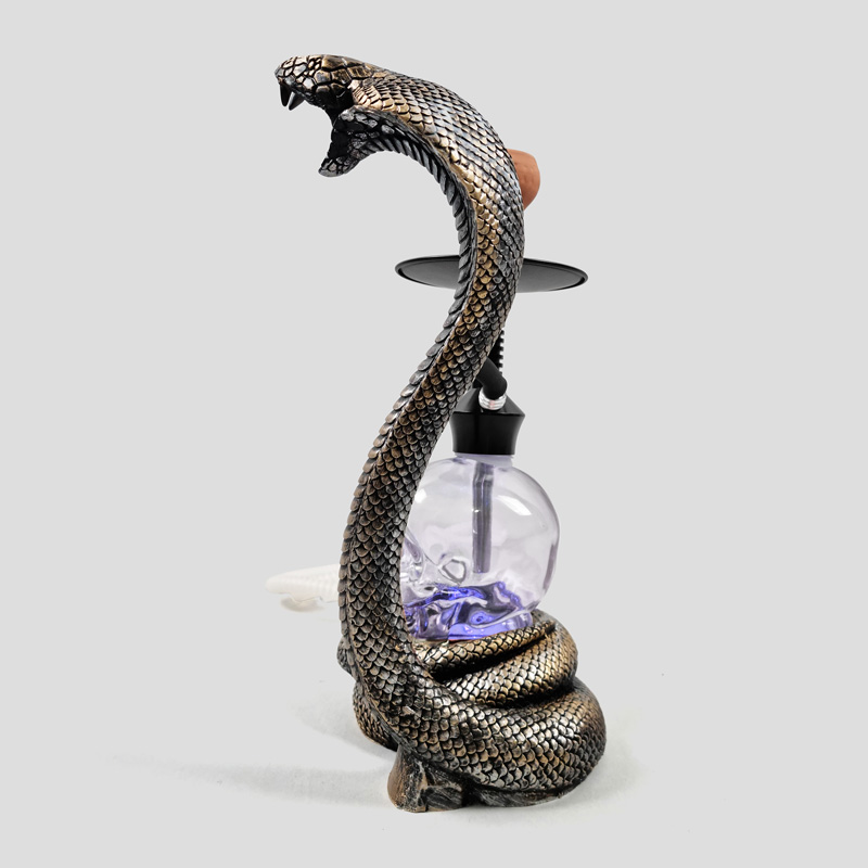 قلیون اسکلتی LED دار مدل King Cobra کد Ork-596d3 — تصویر ۵