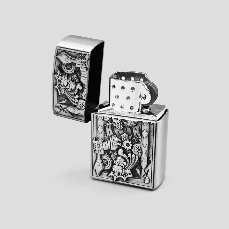 فندک گازی اسکلتی طرح شاه پیک کد Ork-244d4 — تصویر ۳