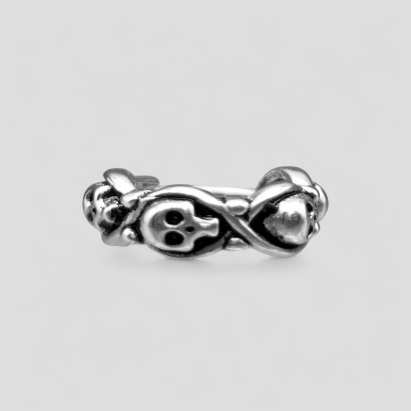 پیرسینگ اسکلتی مدل Four Skulls کد Hsn-304d5 — تصویر ۵