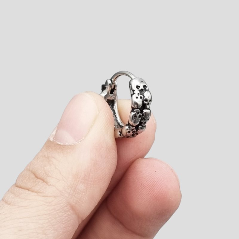 پیرسینگ اسکلتی مدل Two Line Skulls کد Hsn-304d3 — تصویر ۶