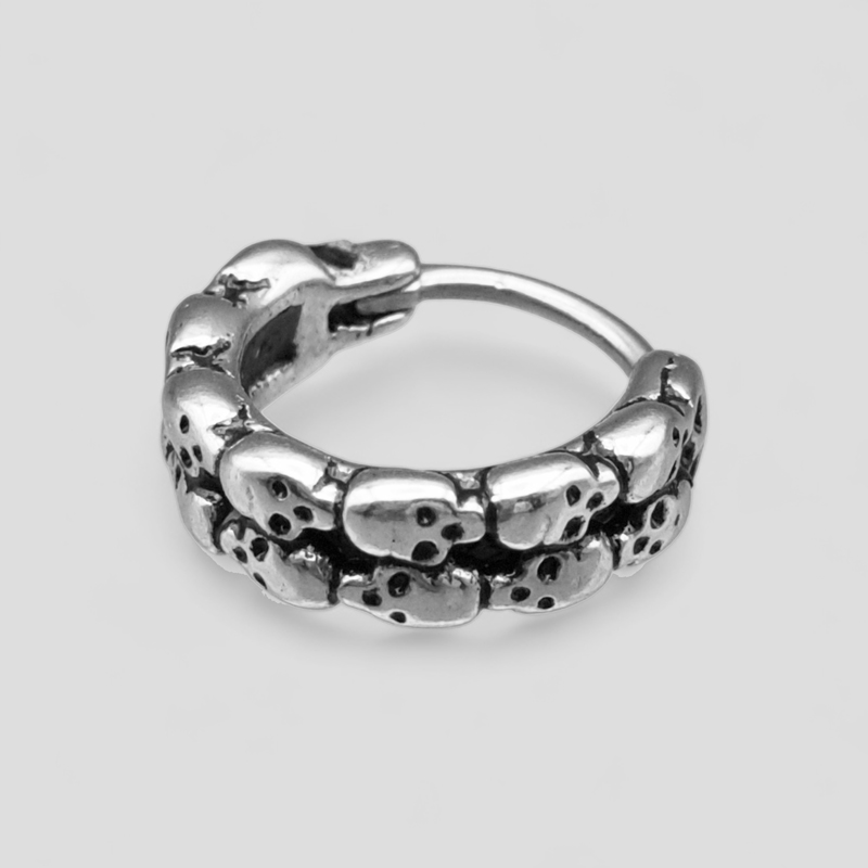 پیرسینگ اسکلتی مدل Two Line Skulls کد Hsn-304d3 — تصویر ۳