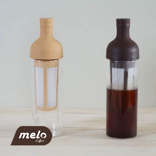 بطری قهوه ساز cold brew هاریو (کرم) — تصویر ۳