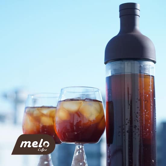 بطری قهوه ساز cold brew هاریو (کرم) — تصویر ۴