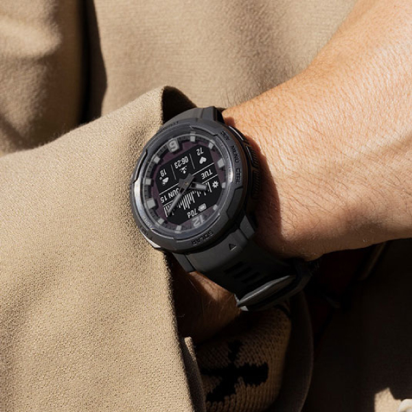 ساعت گارمین Instinct Crossover Solar Graphite — تصویر ۴