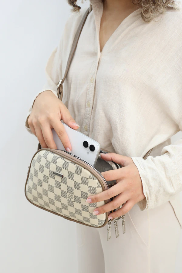کیف دوشی زنانه چرم صنعتی کد 5035 — تصویر ۶