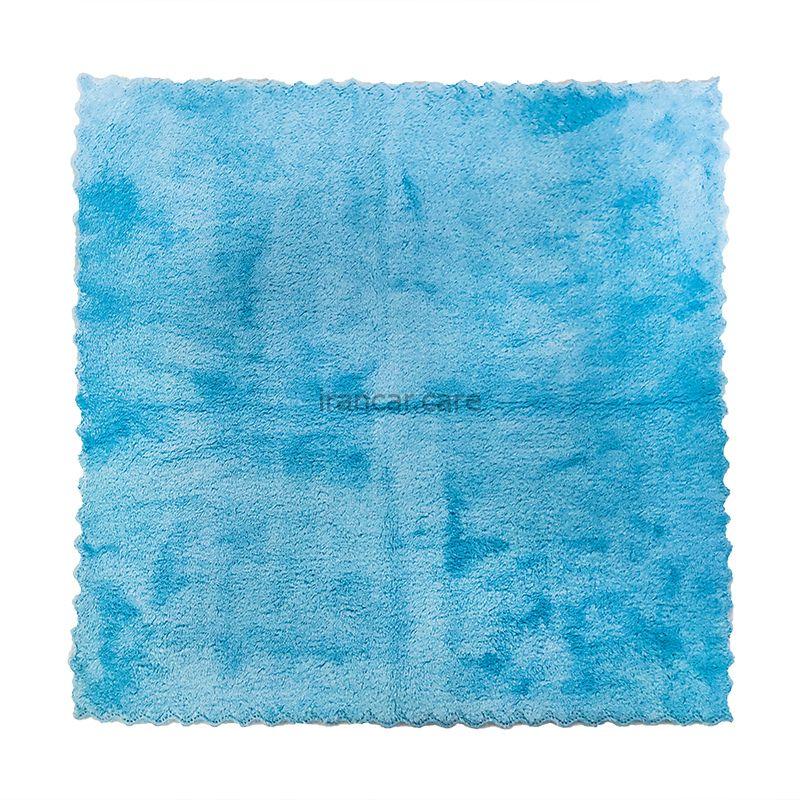 حوله میکروفایبر 40*40 خودرو کارماکر ابی مدل Carmacare Microfiber Cleaning Cloth Car Blue — تصویر ۵