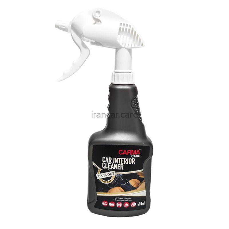 اسپری صفرشویی مخصوص داخل خودرو کارماکر Carma Care Car Interior Cleaner — تصویر ۲