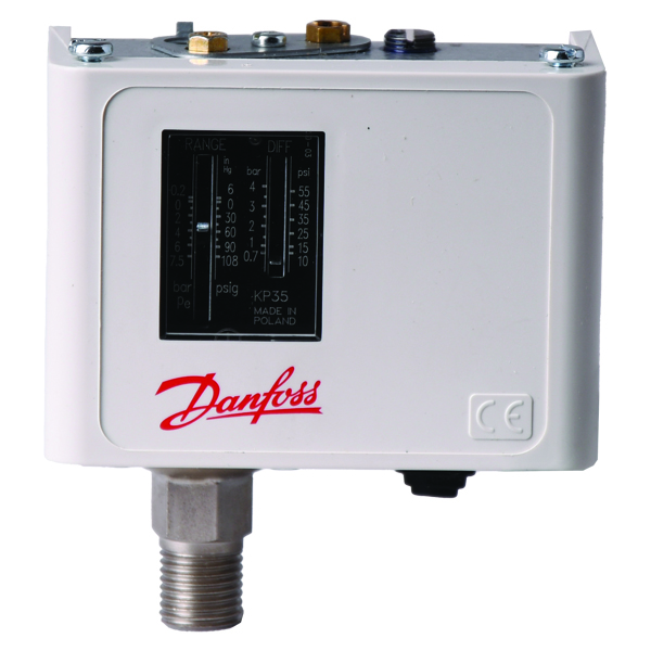 پرشر سوییچ دانفوس اصلی (ساخت لهستان) مدل DANFOSS-KP35 — تصویر ۲
