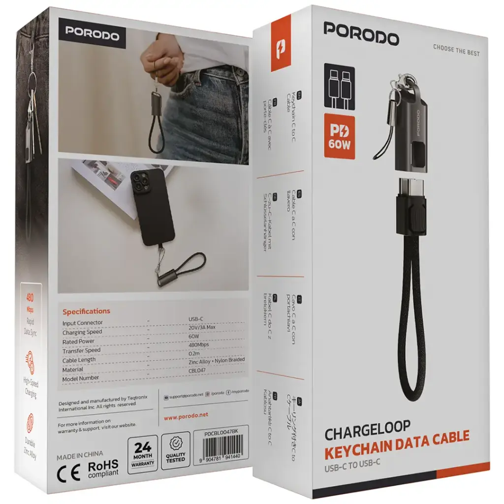 آویز کابل پرودو مدل CHARGELOOP — تصویر ۸