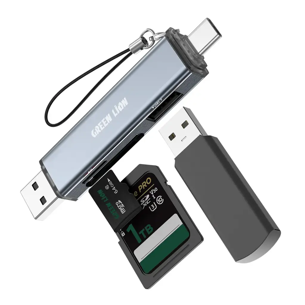 رمریدر چندکاره گرین لاین مدل 3IN1USB-C