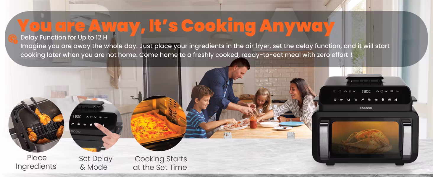 هواپز چند کاره پرودو مدل FLEXI COOK PRO — تصویر ۷