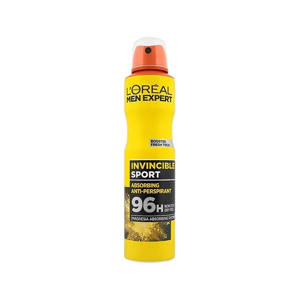 اسپری ضد تعریق لورآل مدل اسپورت Invincible حجم 250ml