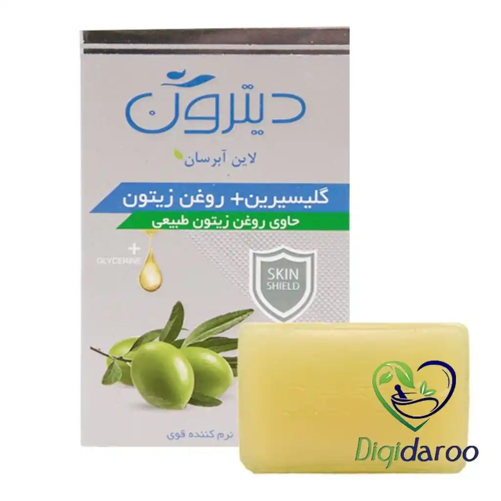 صابون گلیسیرین + روغن زیتون دیترون 110 گرمی — تصویر ۳