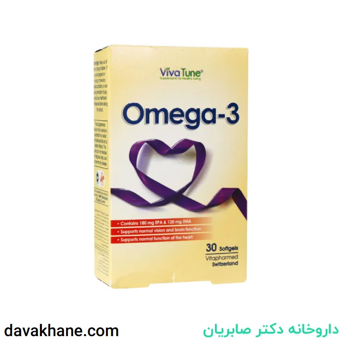 کپسول نرم ژلاتینی امگا ۳ ویواتیون ۳۰ عددی