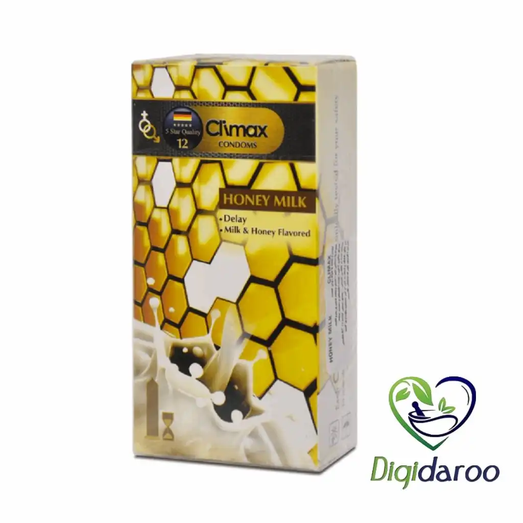 کاندوم کلایمکس مدل HONEY MILK بسته ۱۲ عددی