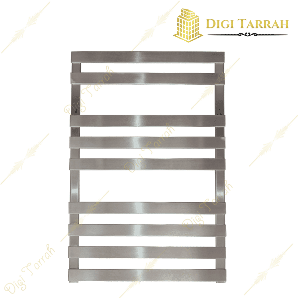 حوله خشک کن استیل مات چهارگوش 80 سانت