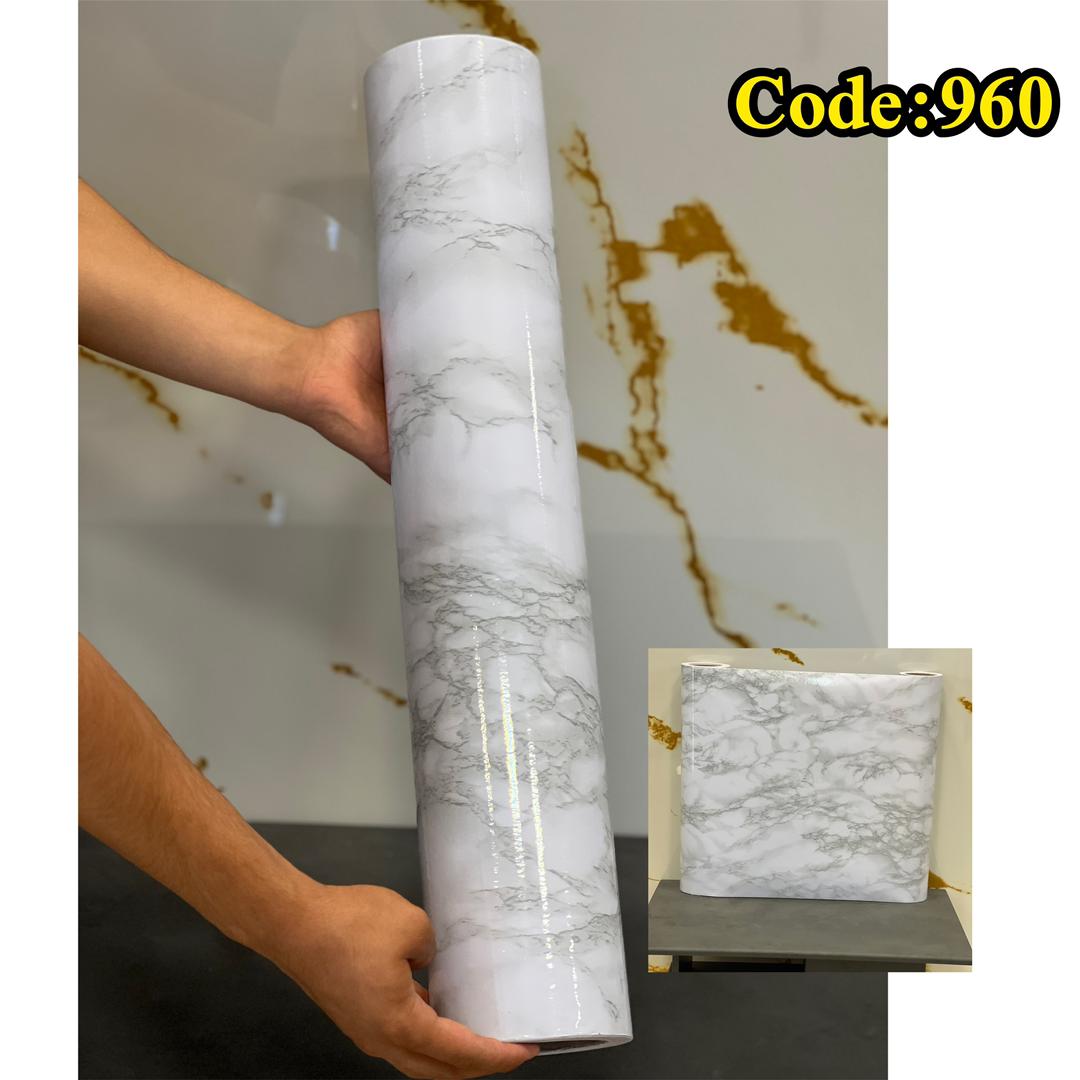 برچسب پی وی سی طوسی روشن 960