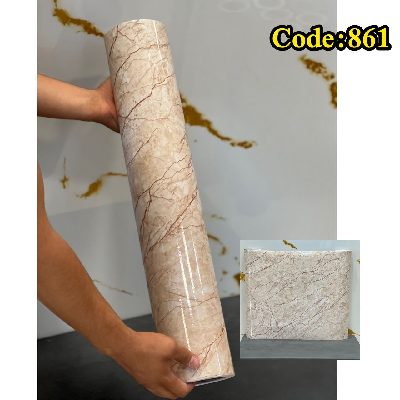 استیکر پی وی سی کابینت کد 861