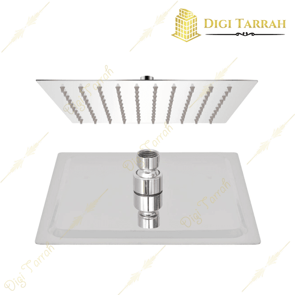 سردوش چهارگوش استیل ۲۰ سانت