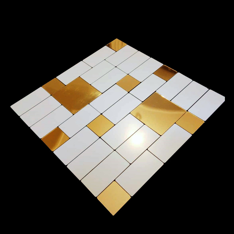 بین کابینتی سفید طلایی R261