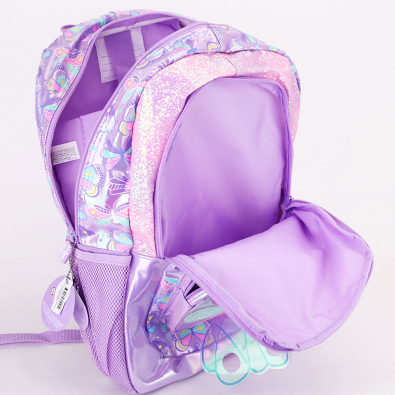 کوله دخترانه برند اسمیگل طرح پروانه کد Smiggle 1003 — تصویر ۵