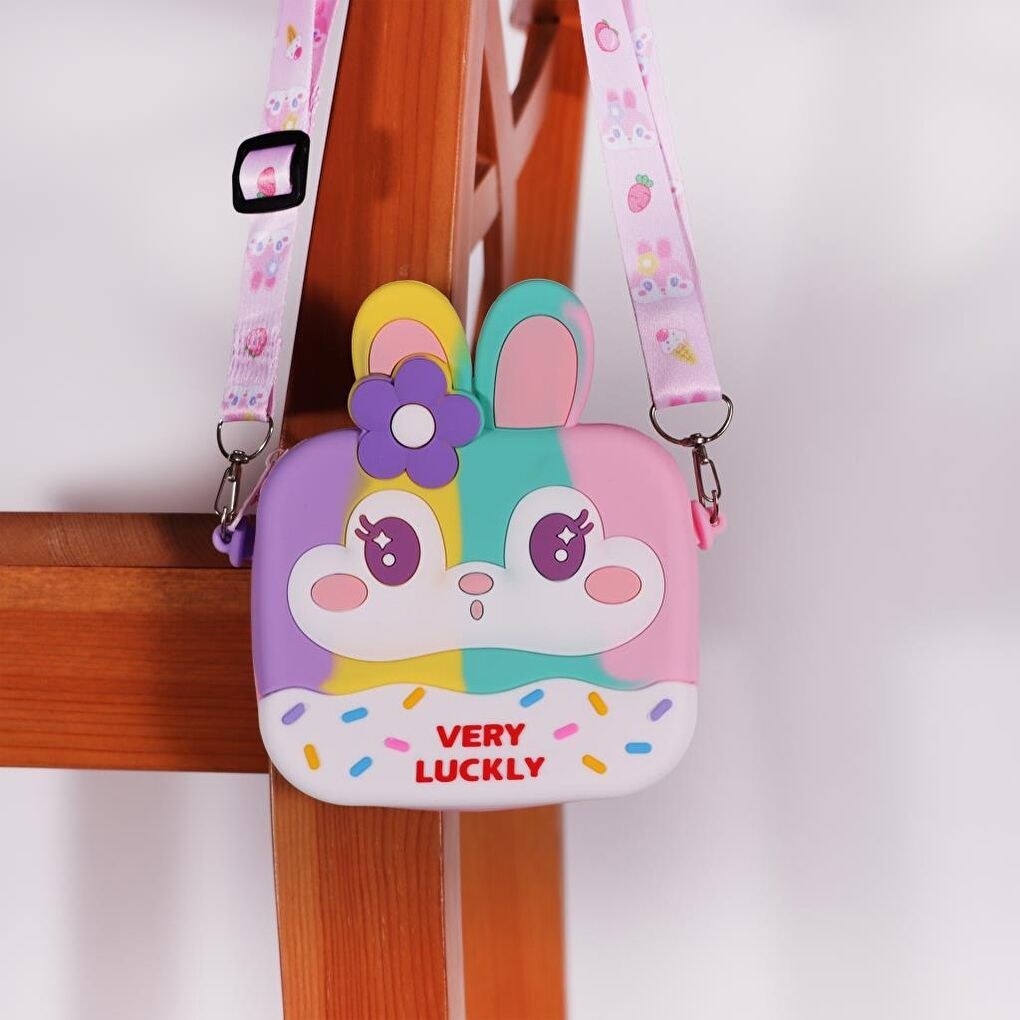 کیف سیلیکونی ژله ای کوچک طرح خرگوش کد 667 very lucky — تصویر ۸