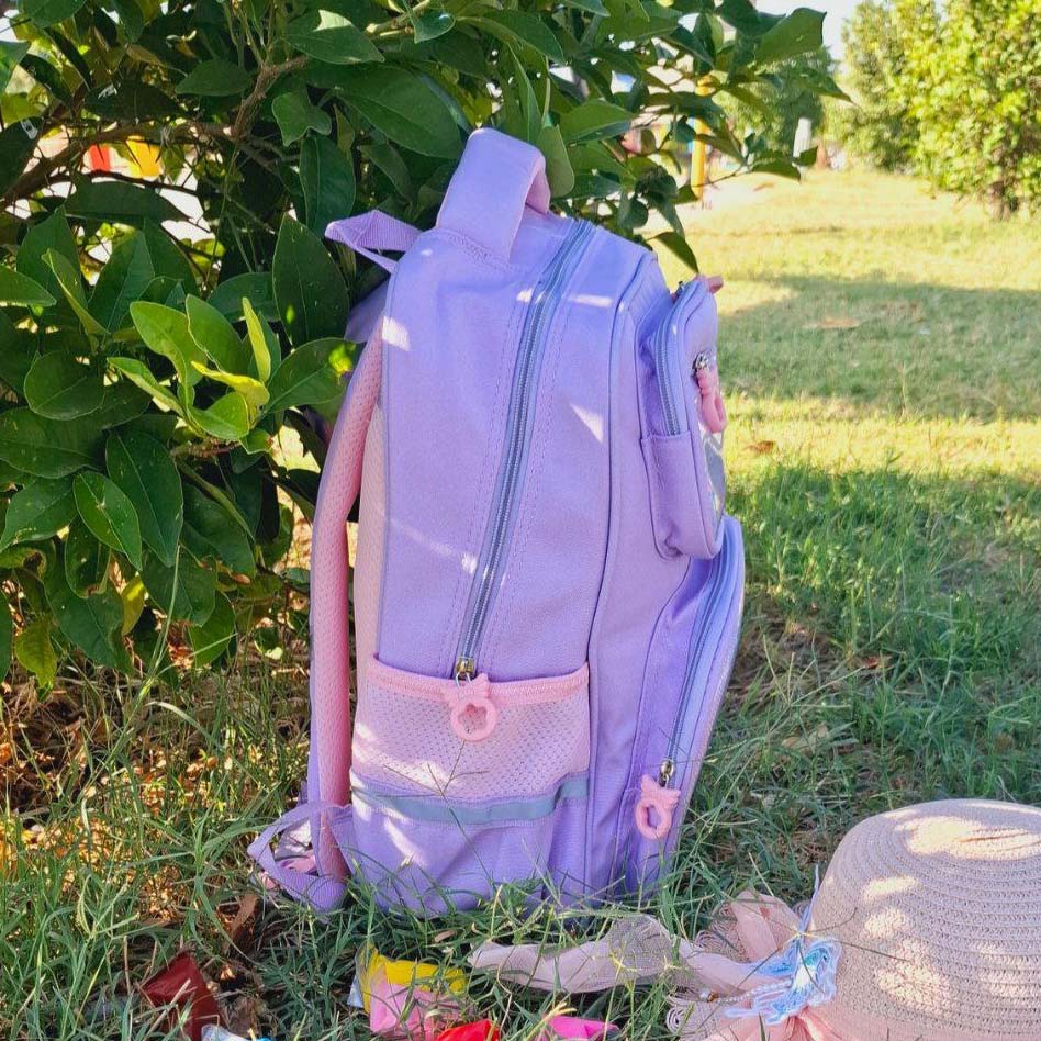 کوله پشتی مدرسه دخترانه آکواریومی طرح کرومی جادوگر کد 1413 — تصویر ۶