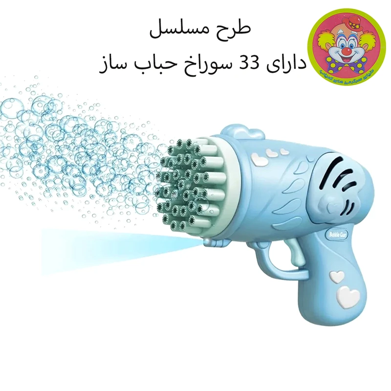 حباب ساز مدل تفنگ مسلسل باطری خور 35 — تصویر ۵