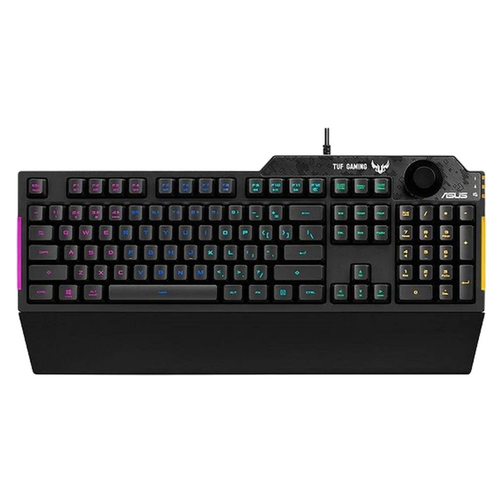 کیبورد گیمینگ ایسوس مدل ASUS RA04 TUF K1 رنگ مشکی