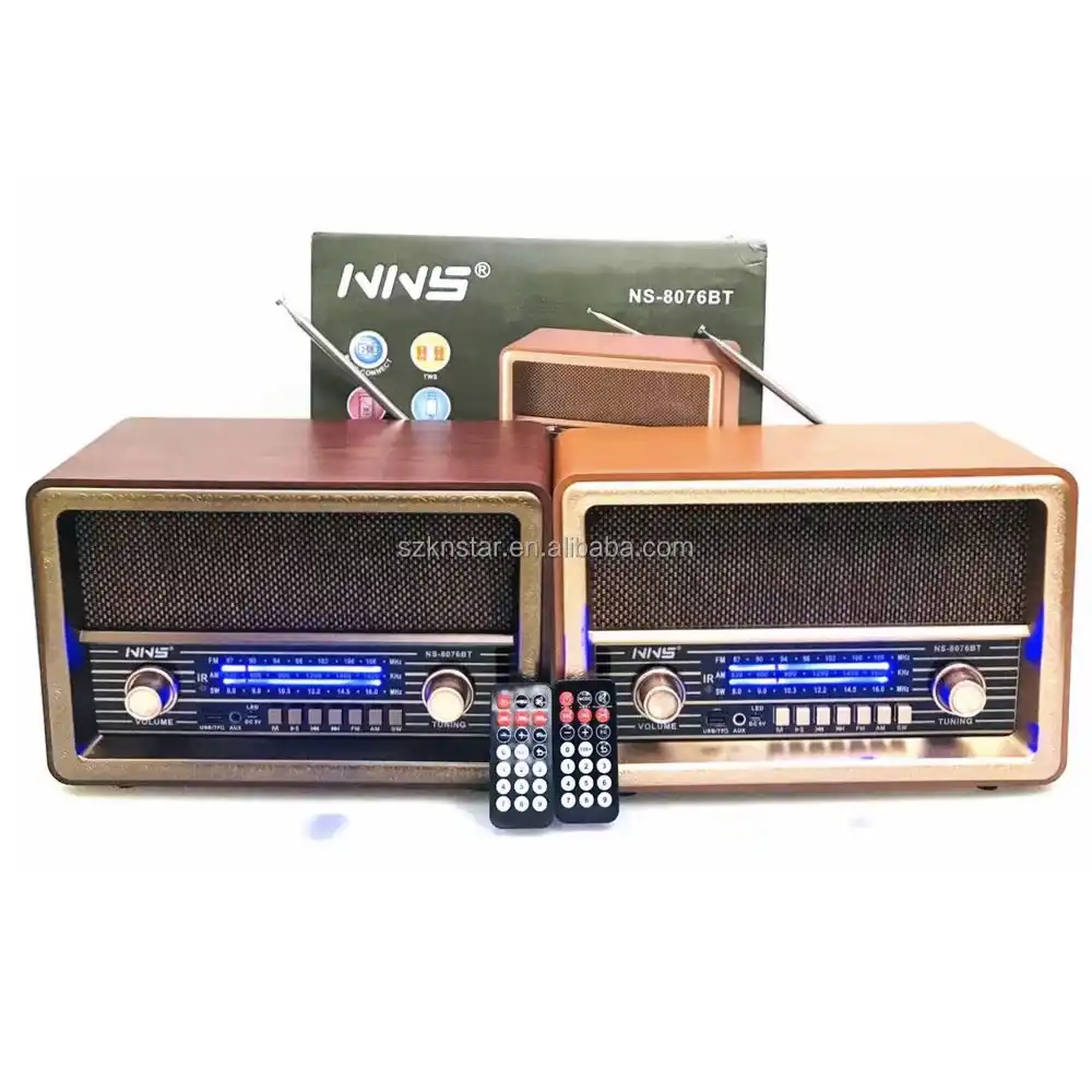 رادیو شارژی مدل NS-8076BT — تصویر ۸