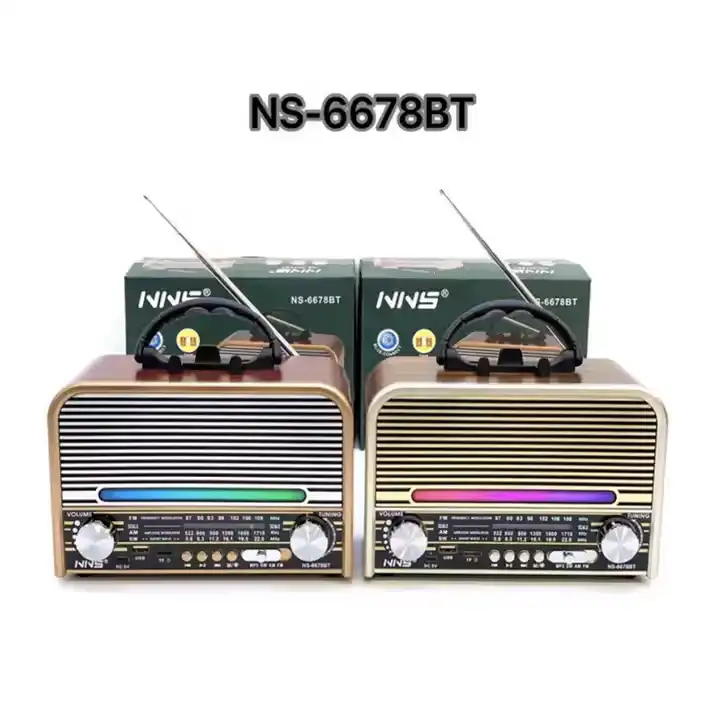 رادیو شارژی مدل NS-6678BT — تصویر ۸