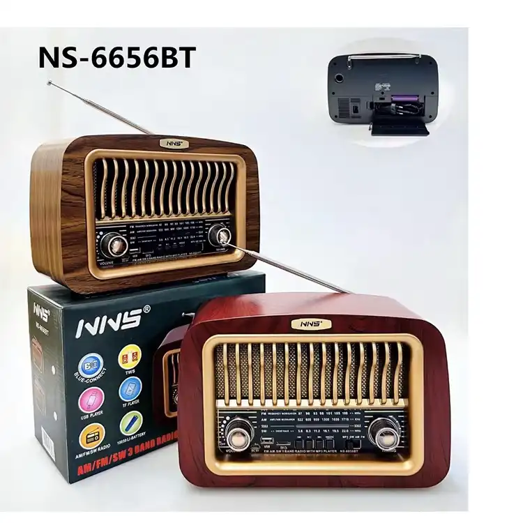 رادیو شارژی مدل NS-6656BT — تصویر ۸