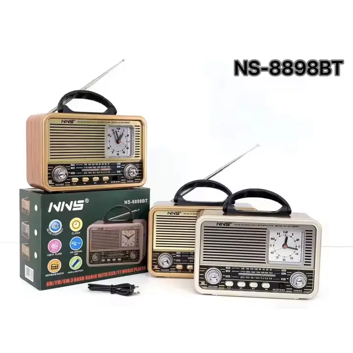 رادیو شارژی مدل NS-8898BT — تصویر ۸