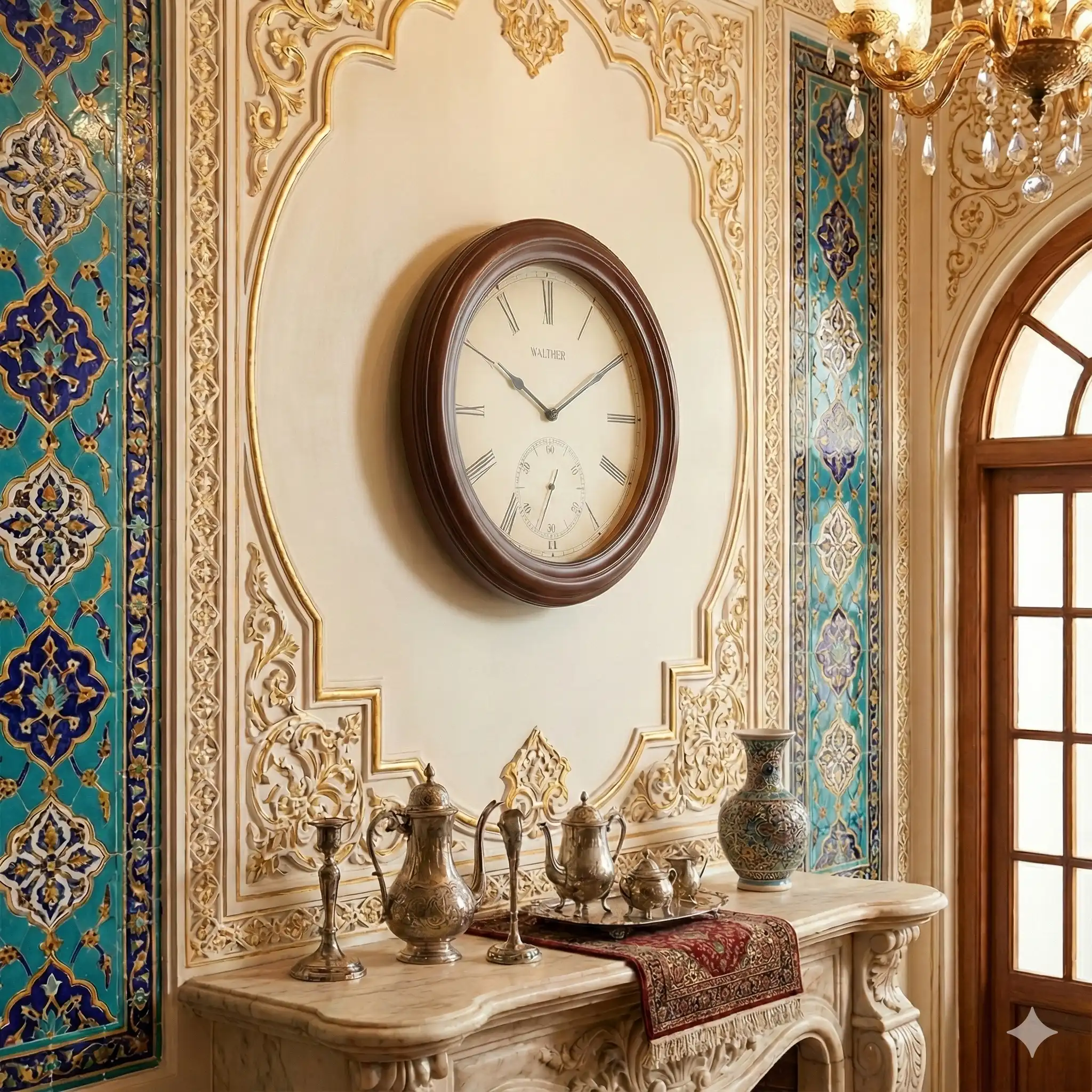 ساعت دیواری والتر مدل 6039BR — تصویر ۳