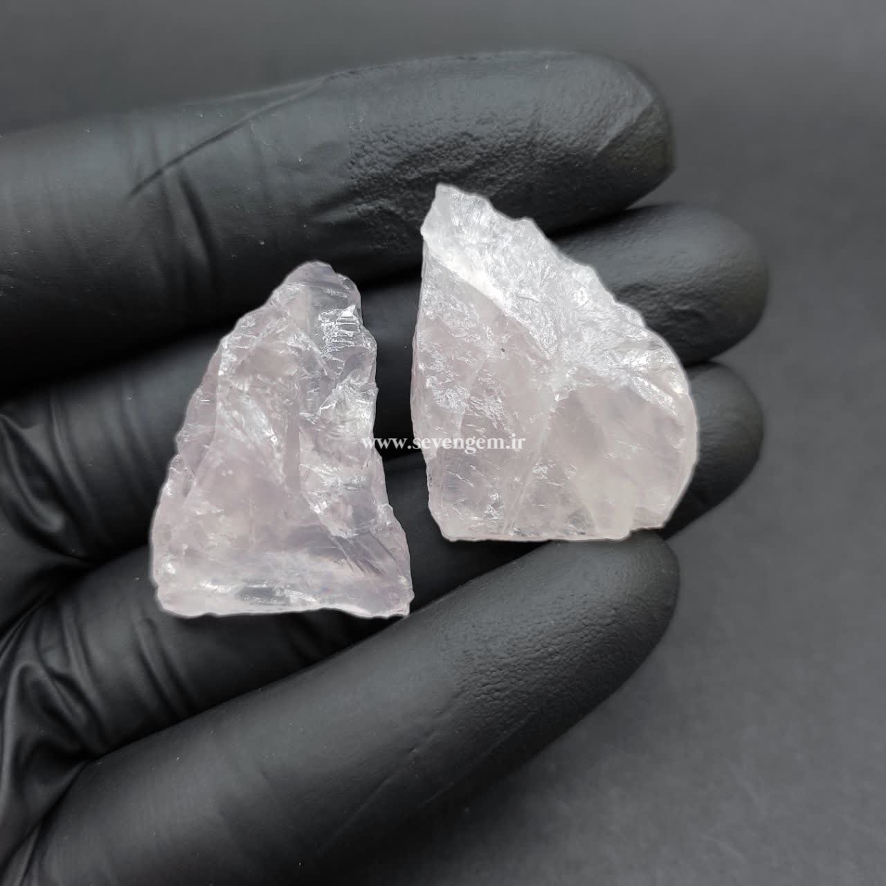 پک راف سنگ رز کوارتز ماداگاسکار (B23) — تصویر ۳