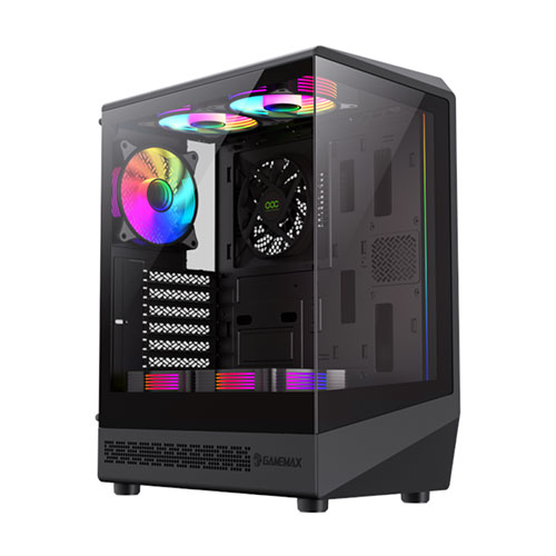 کیس گیم مکس GAMEMAX VISTA COC BLACK — تصویر ۲
