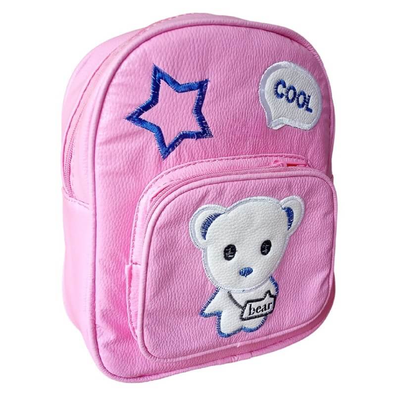 کوله پشتی صورتی دخترانه Cool Bear