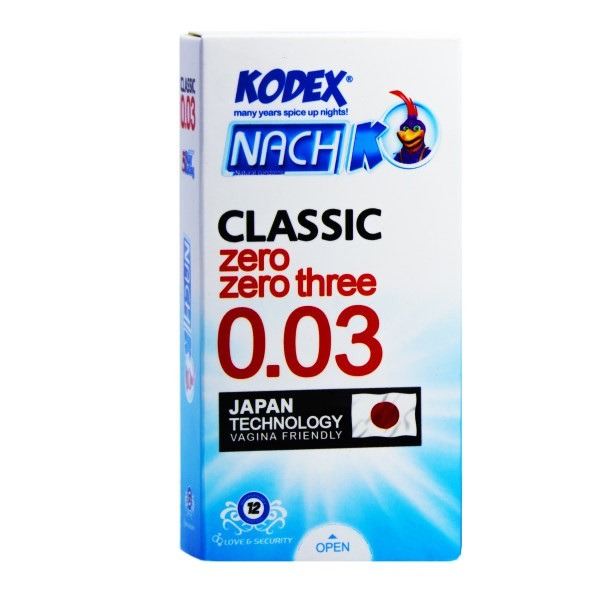 کاندوم ناچ کدکس مدل 0.03 Classic بسته 12 عددی — تصویر ۲