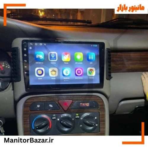 مانیتور 11 اینچ سمند (قاب بالا) اندروید فابریک مدل t3l برند شیائومی همراه با سیم کشی فابریک