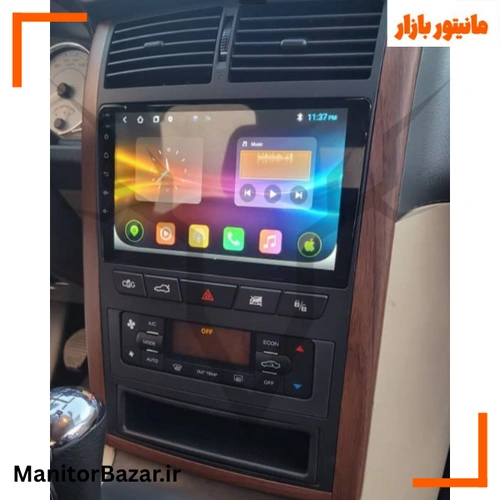 مانیتور پژو پارس و 405 فابریک اندروید سری M100-M150 (داشبورد جدید) – دوربین عقب / رام 1 حافظه 16
