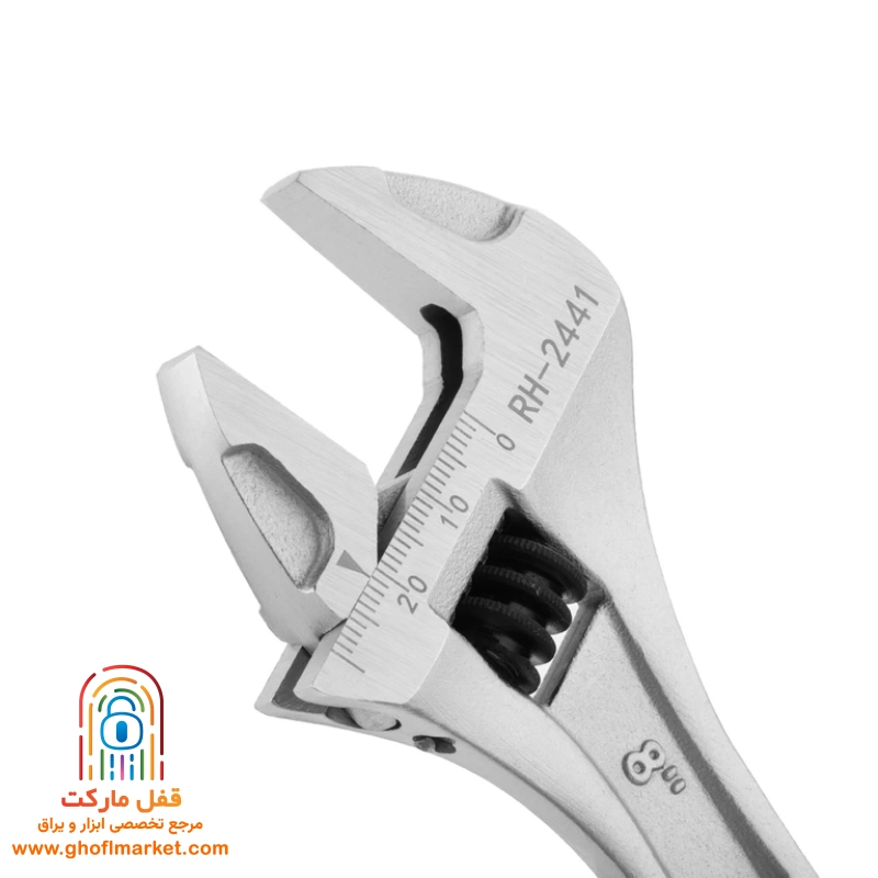آچار فرانسه 8 اینچ رونیکس مدل RH-2441 — تصویر ۴