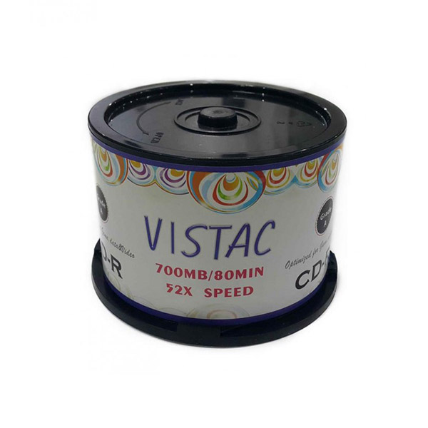 سی دی خام ویستک ۵۰ عددی VISTAC CD-R