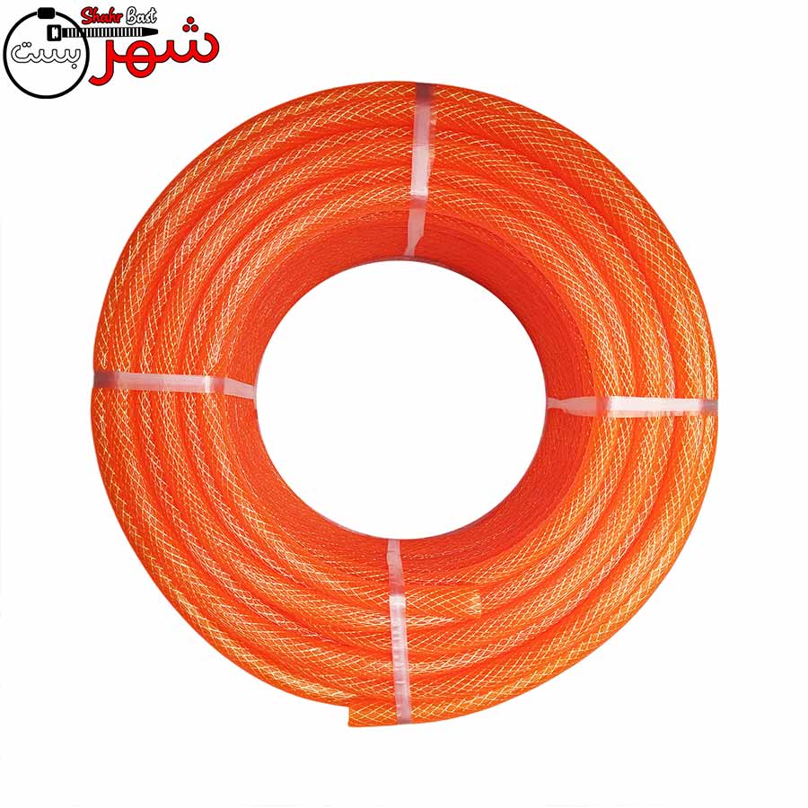 شلنگ آب آجدار نخدار سه لایه سایز 2 | “1/2 نارنجی رادکار RADKAR