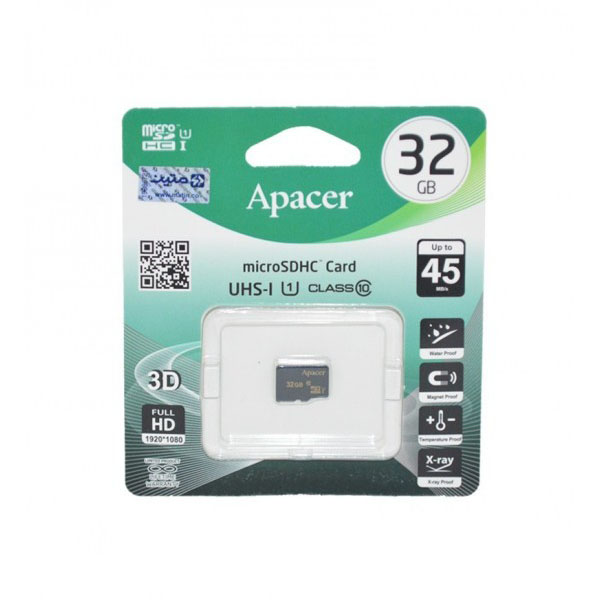 مموری میکرو Apacer UHS-I U1 45MBps Class10 32GB