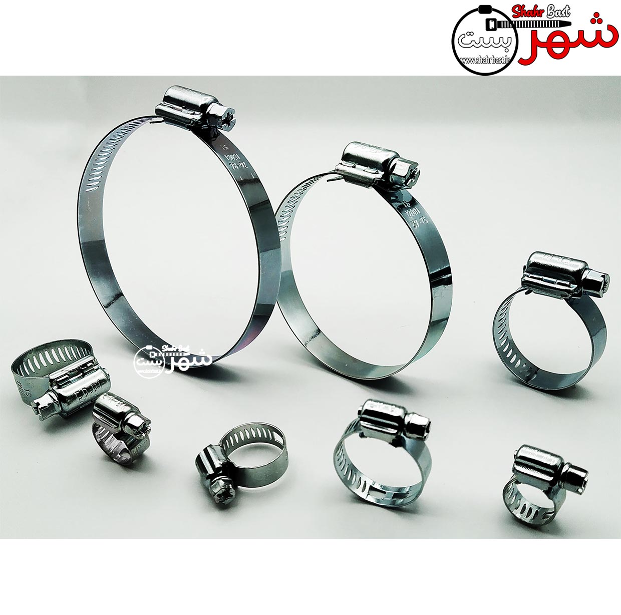 بست شلنگ فلزی پلوس پراید سایز 82_65 | “3.1/4 برند اربی (ER-BI) — تصویر ۳