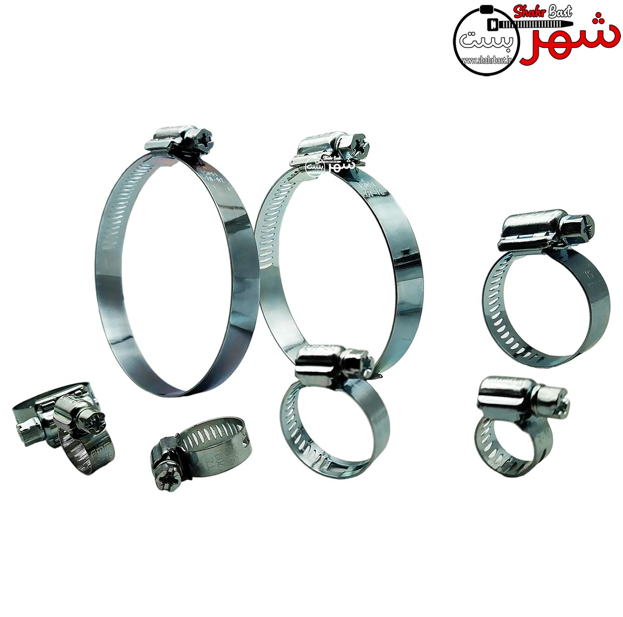 بست شلنگ فلزی پلوس پراید سایز 82_65 | “3.1/4 برند اربی (ER-BI) — تصویر ۲